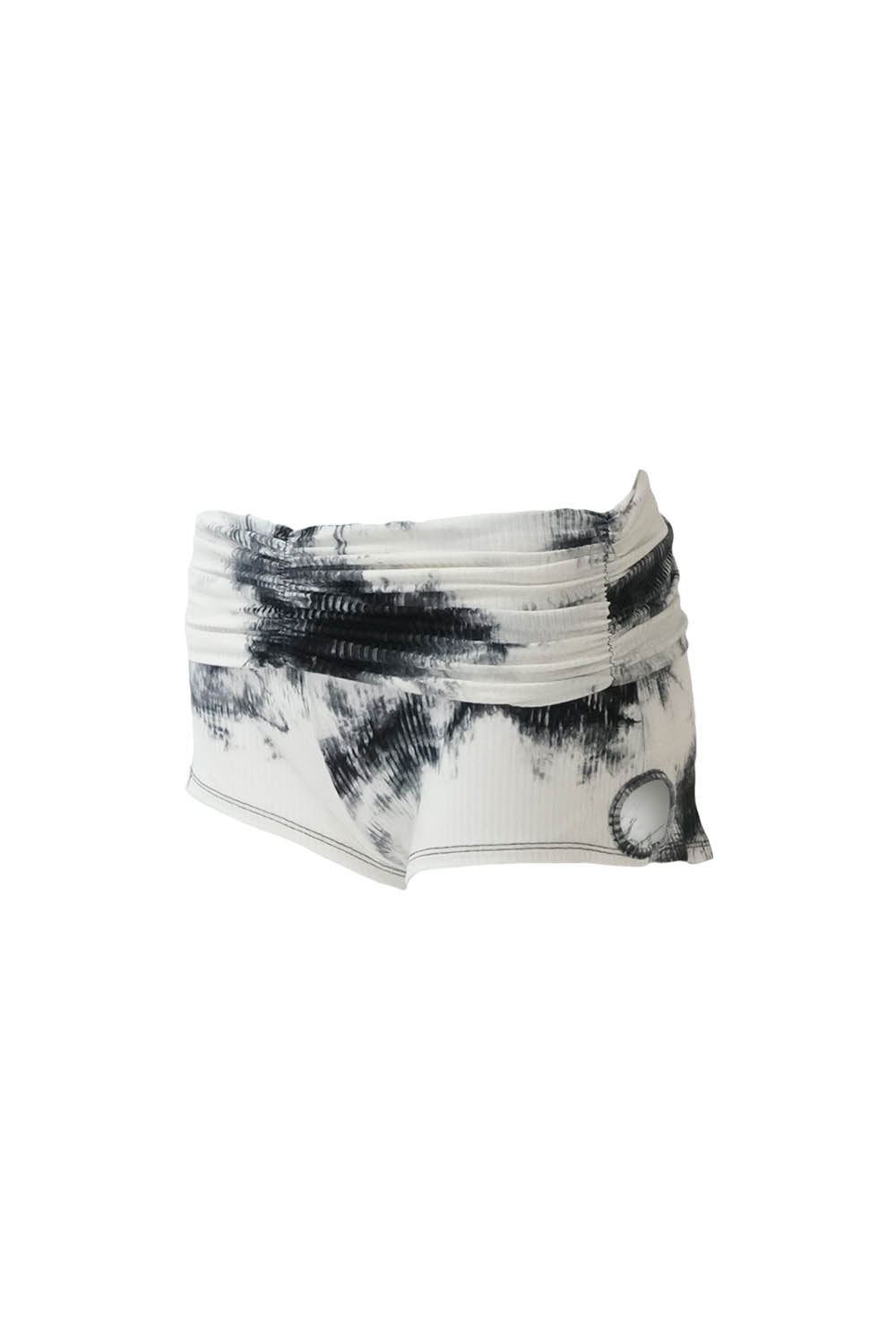 S ribbon micro shorts haze