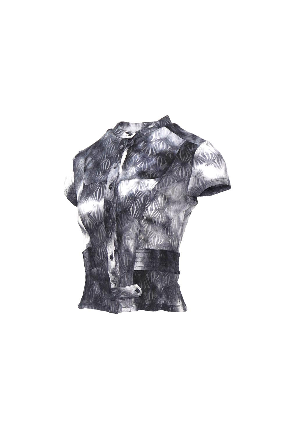 S front belt blouse