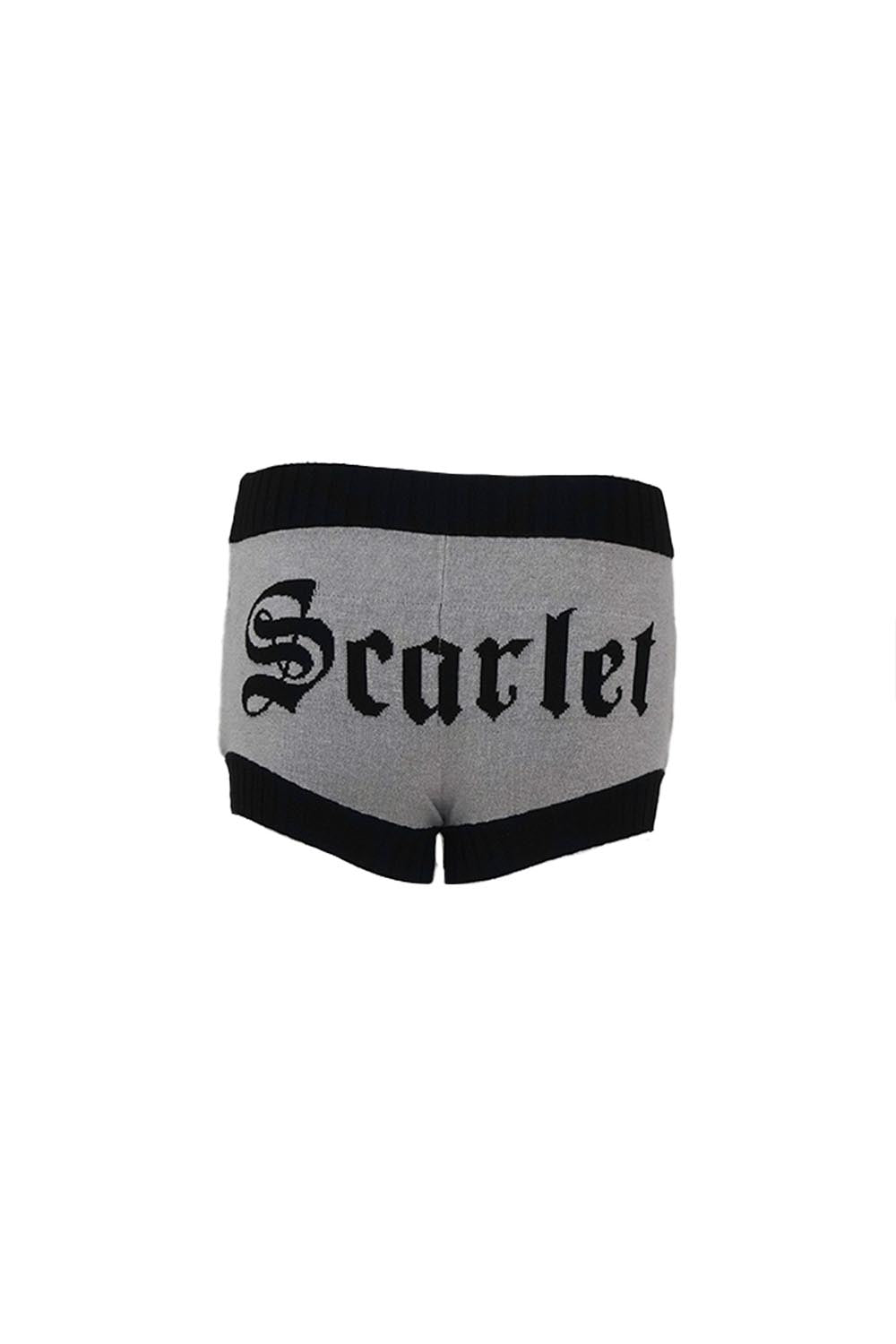 S logo knit pants micro