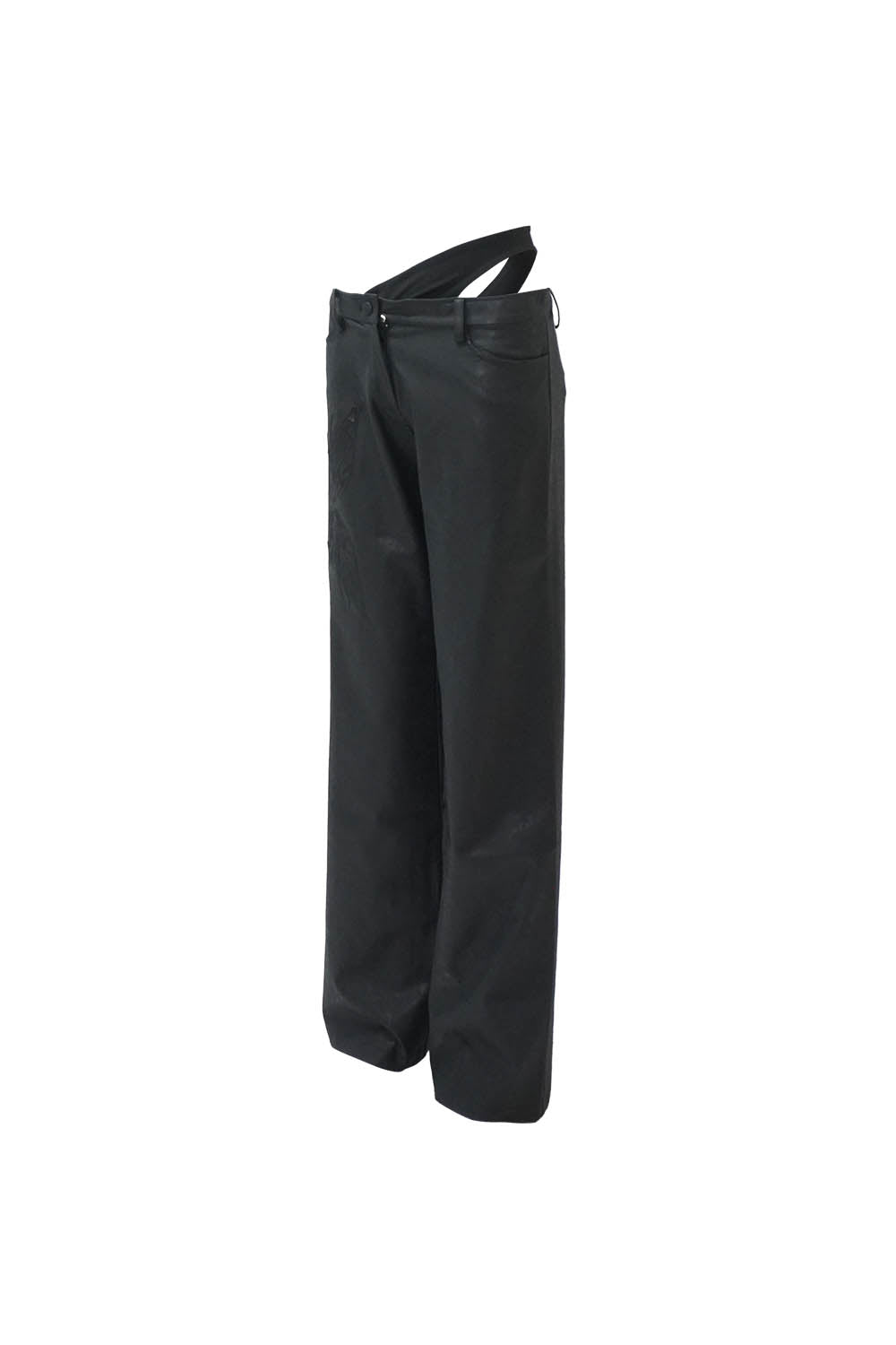 S butterfly leather pants