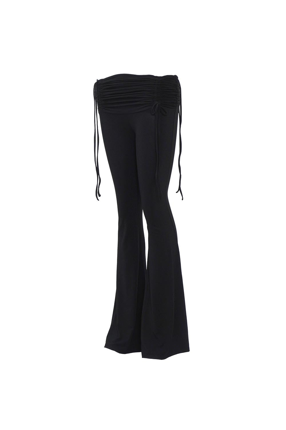S shirring skinny pants