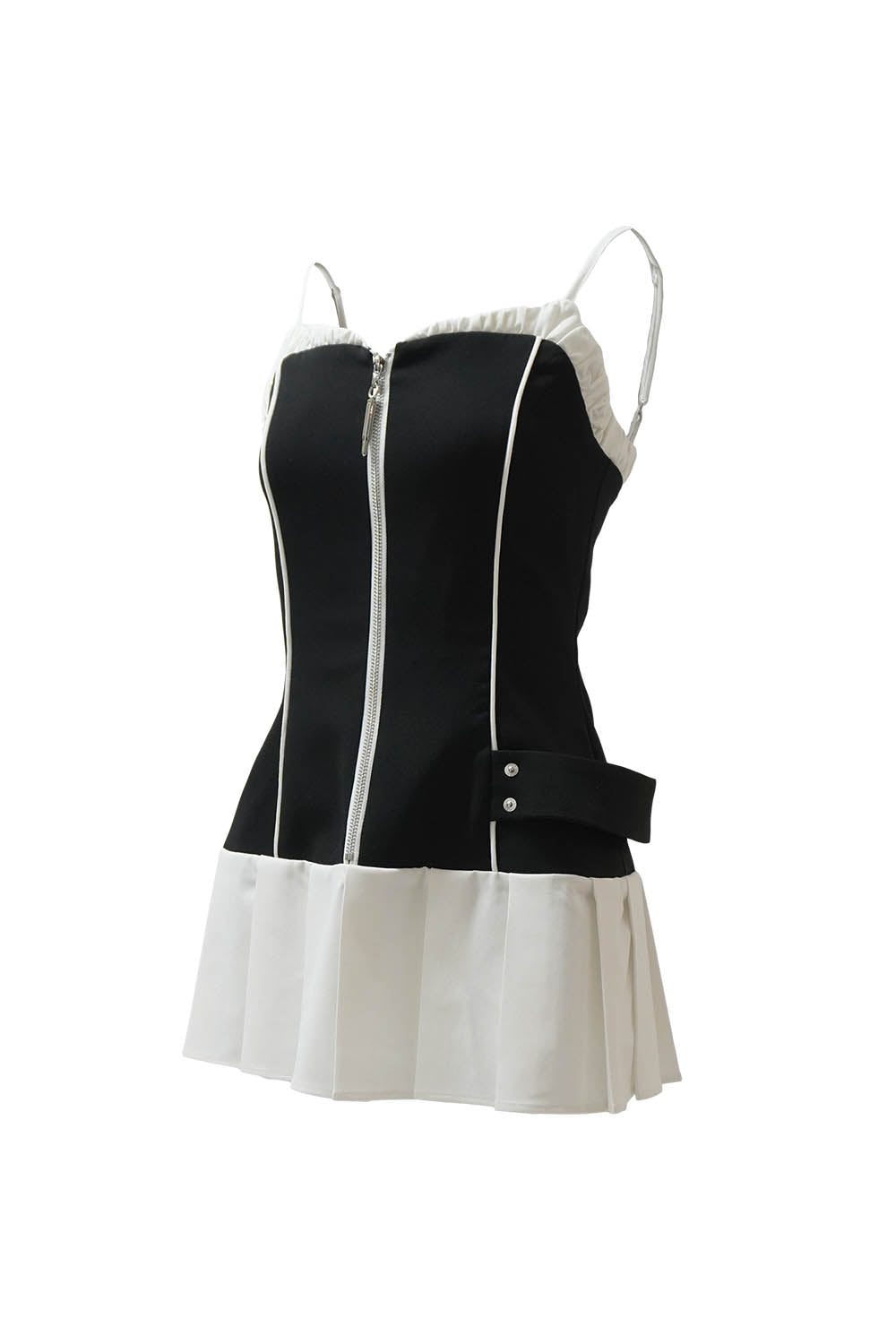 S ribbon dress pleats