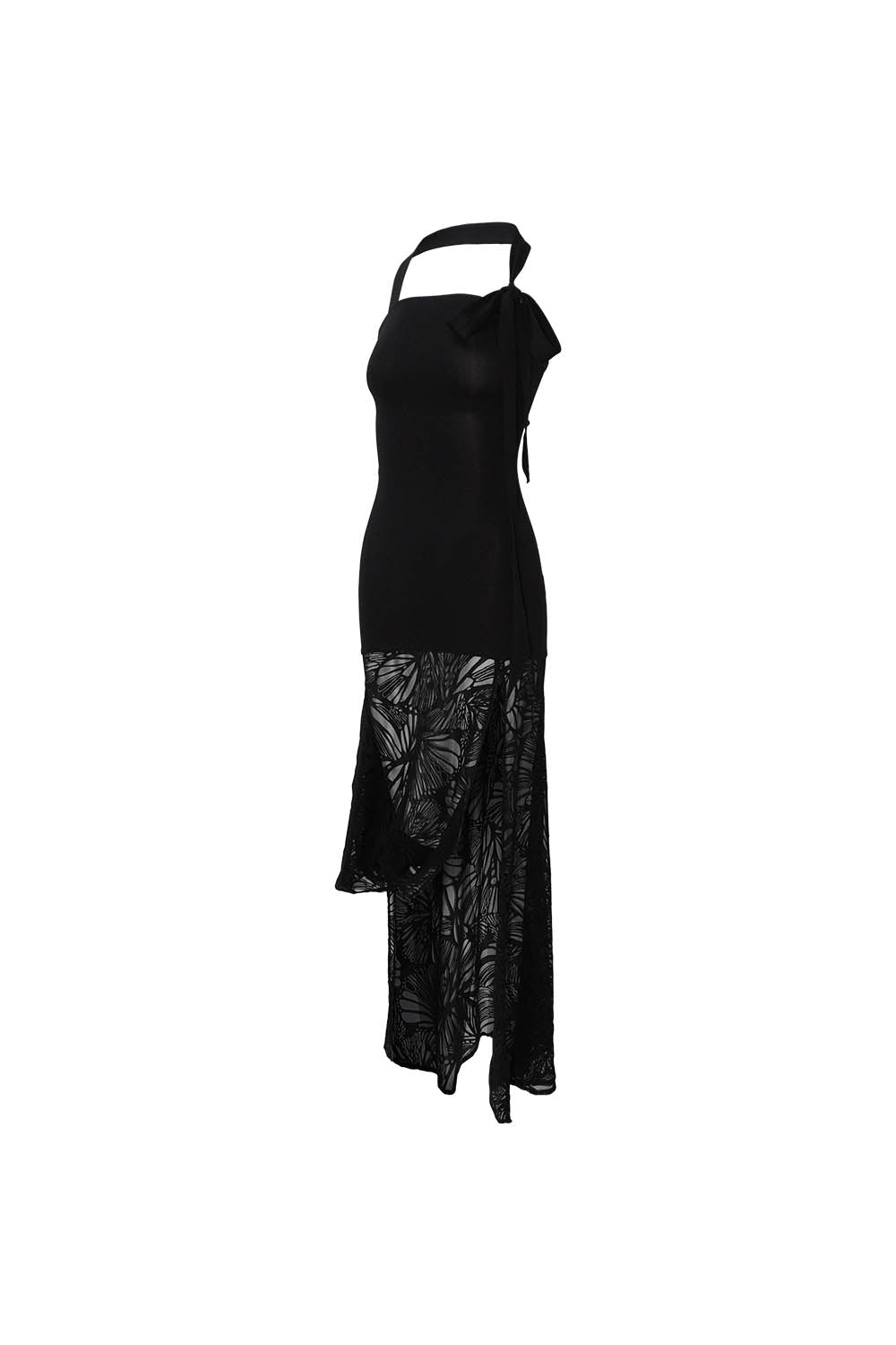 S pattern lace dress
