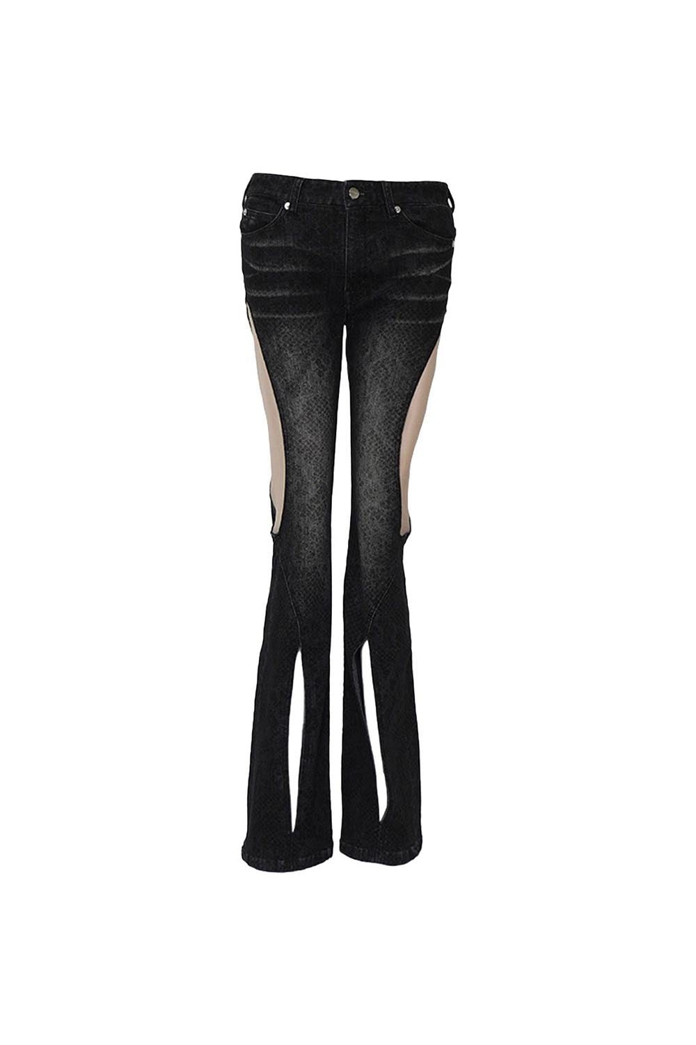 S cutting denim 3 lace