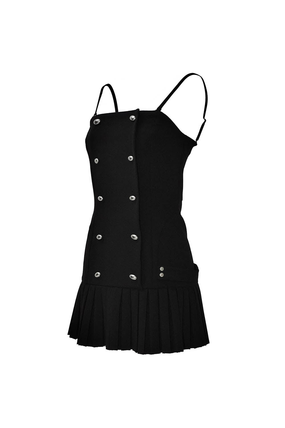 S oval pleats dress