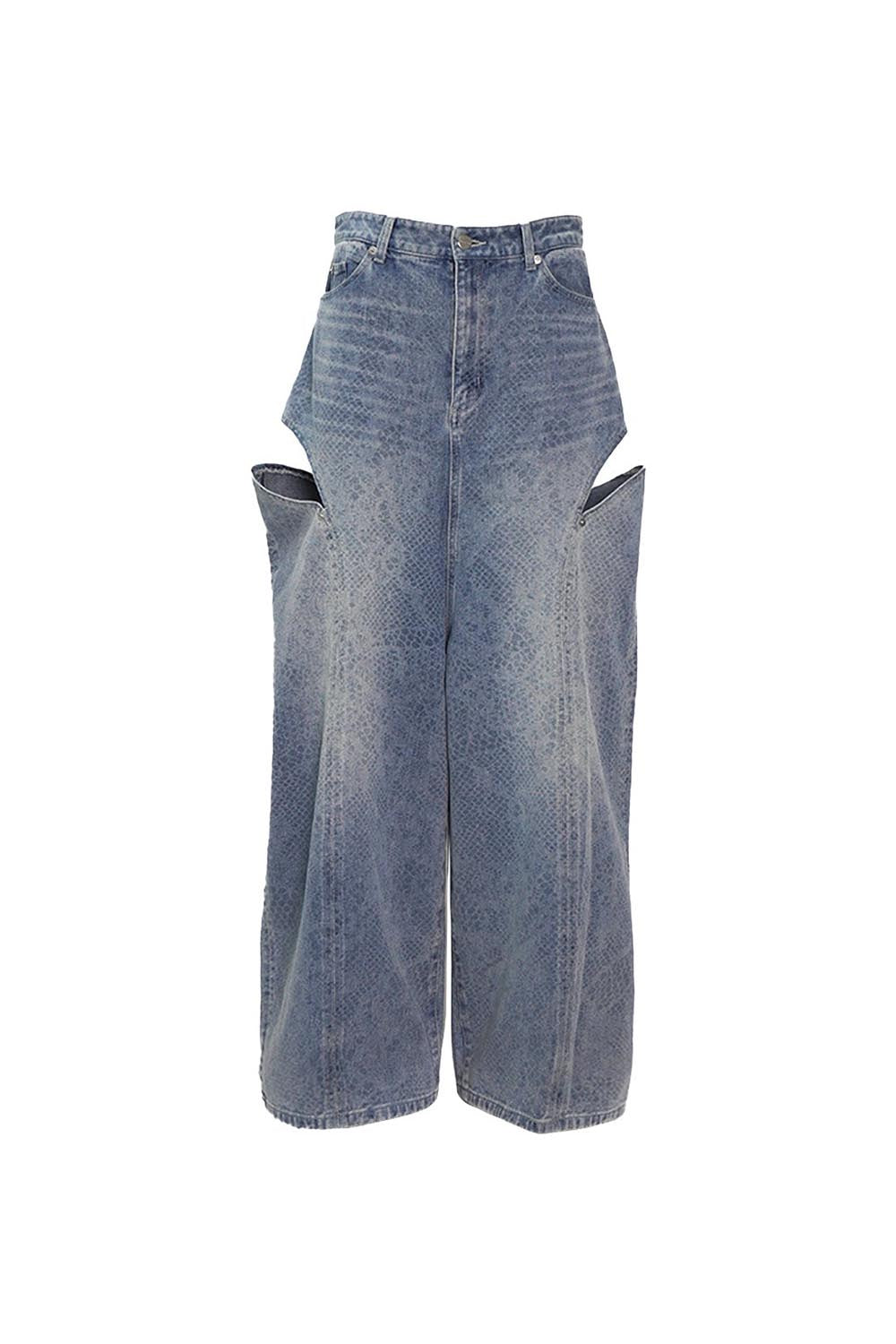 S cutting denim2 lace