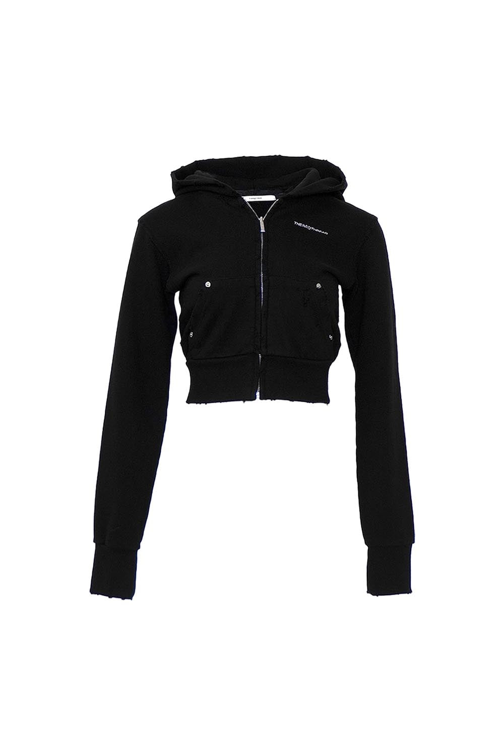 S zipup hoodie cropped