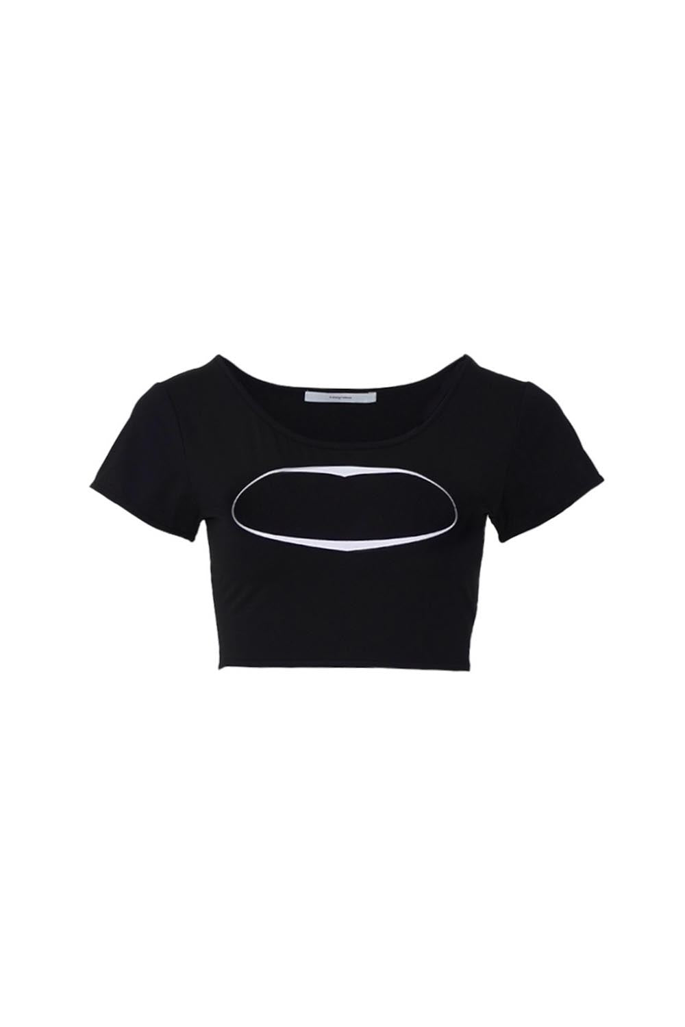 S open tee heart