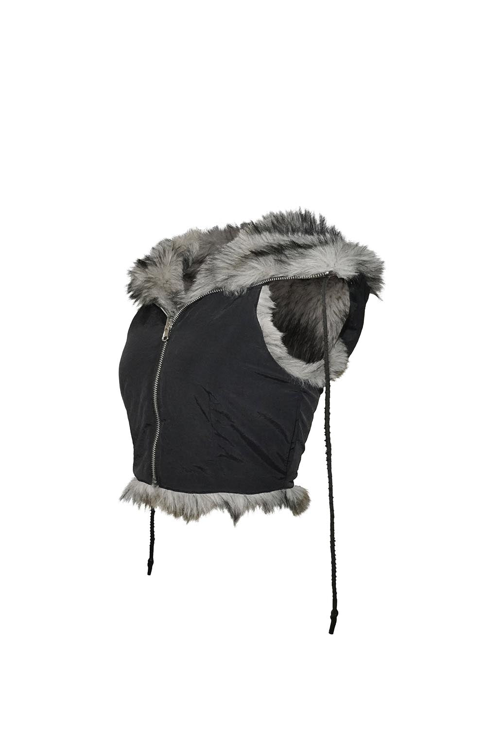 S flip fur vest