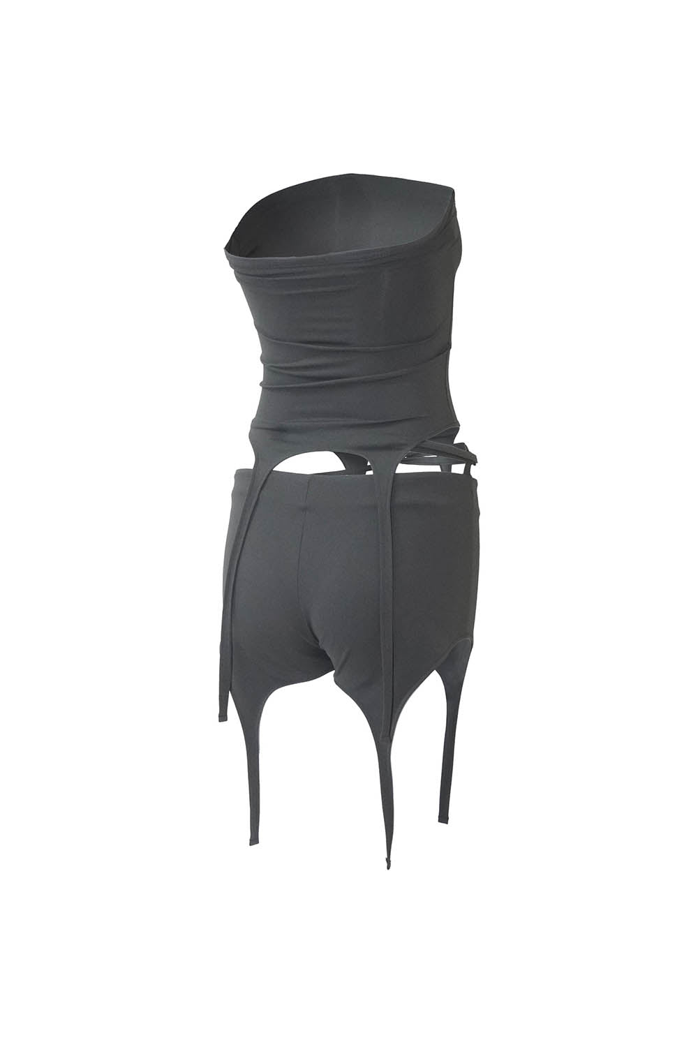 S garter bare shorts set