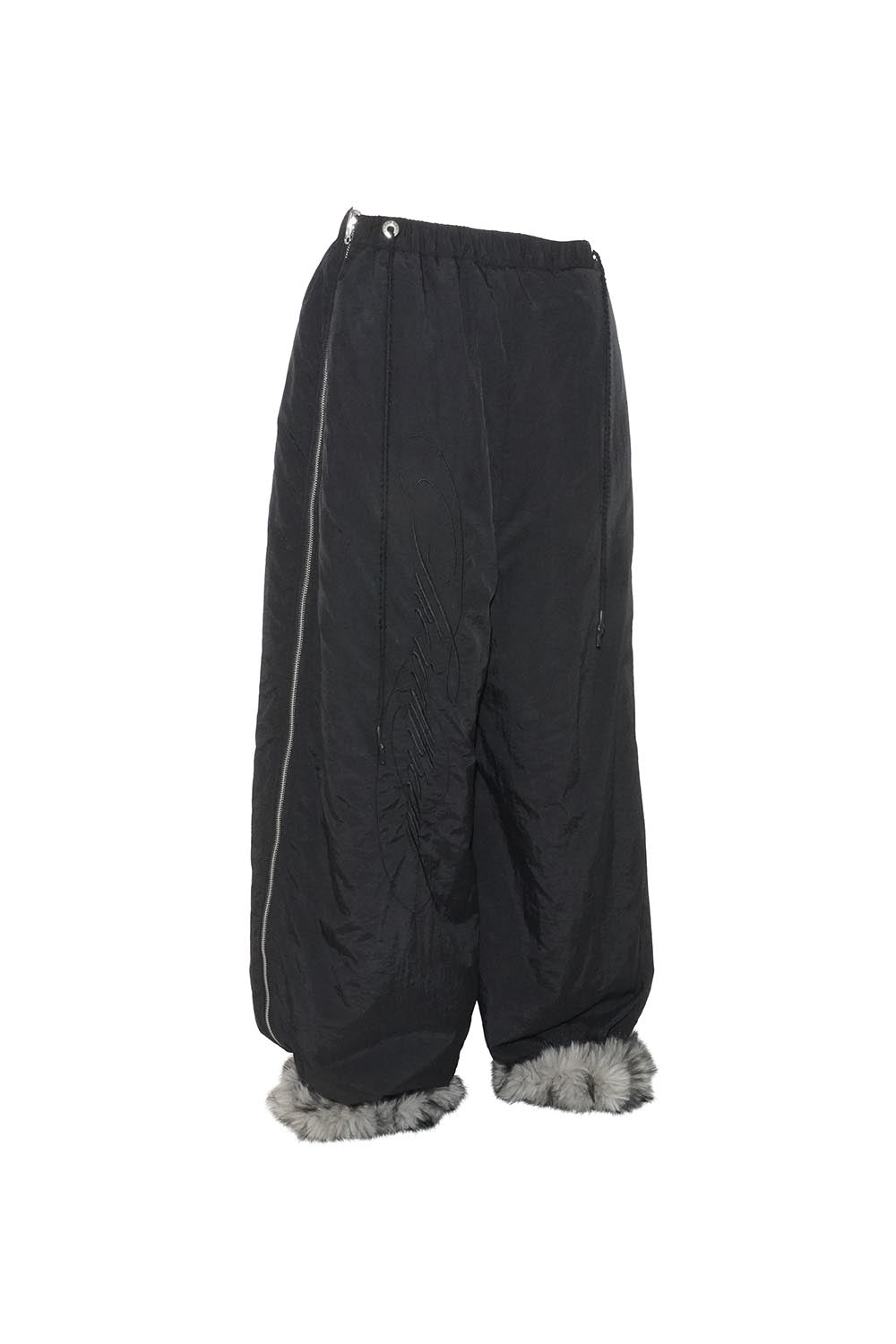 S flip fur pants