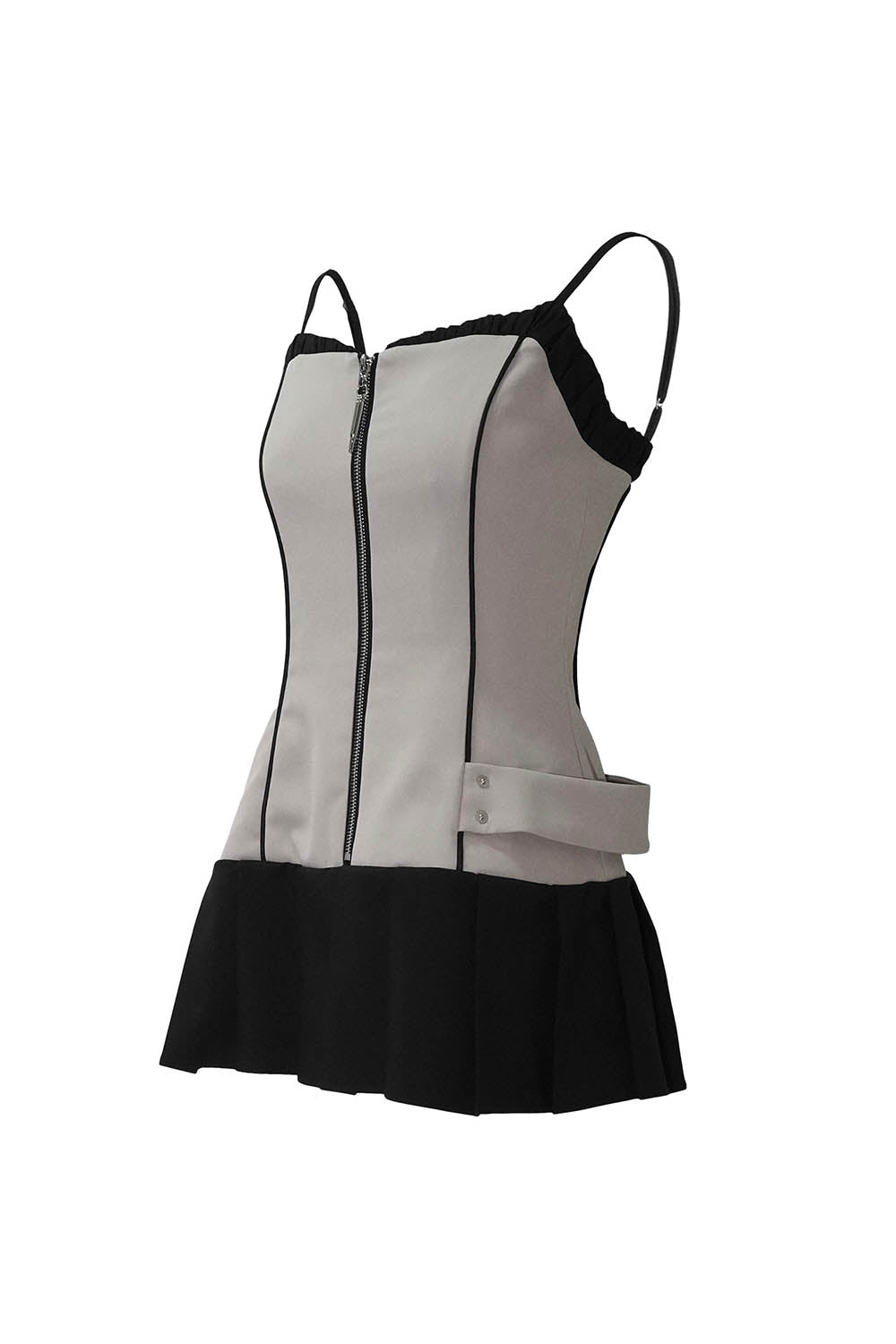 S ribbon dress pleats