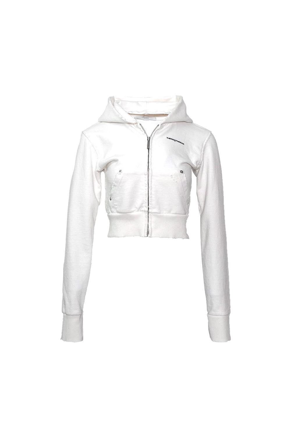 S zipup hoodie cropped