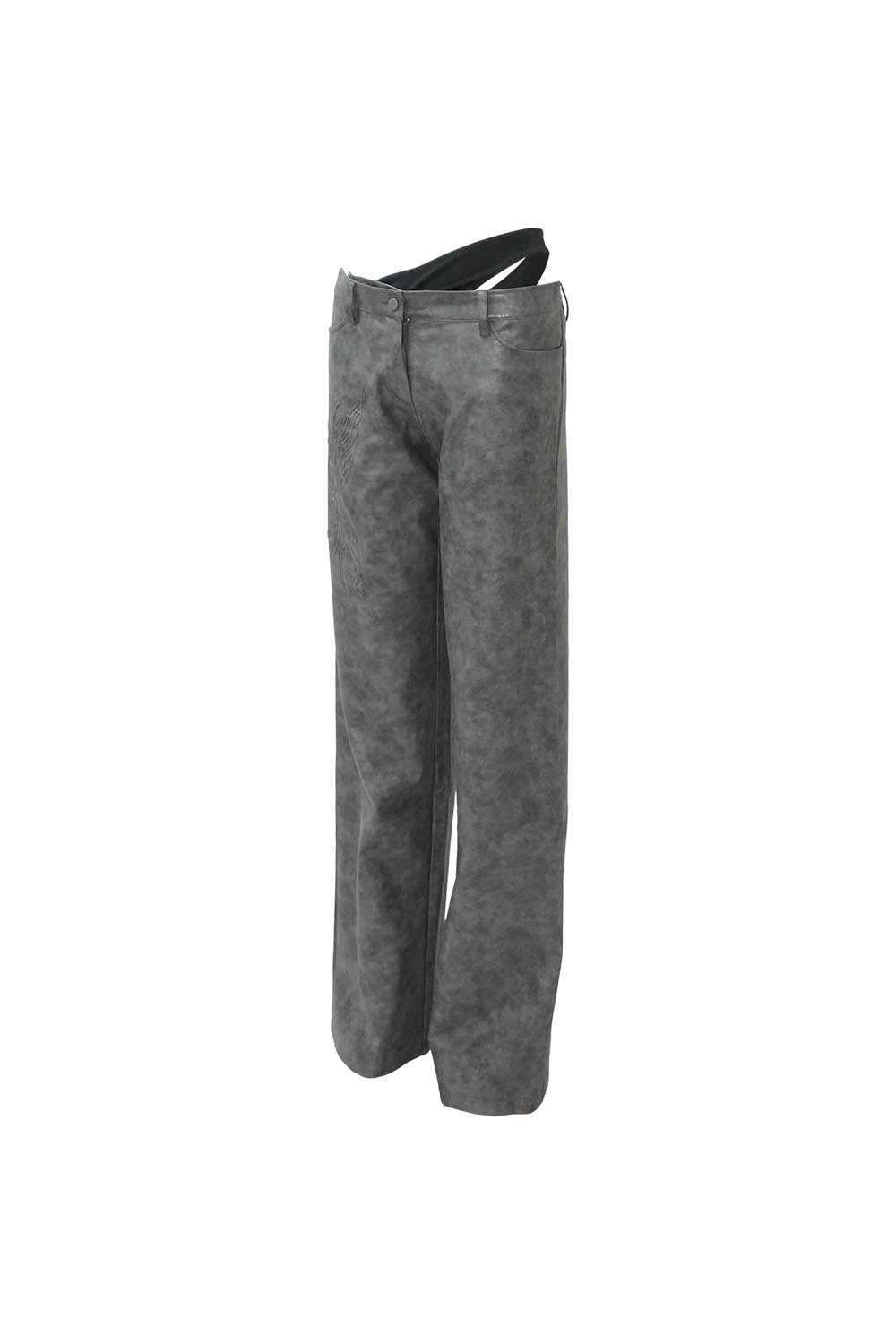 S butterfly leather pants