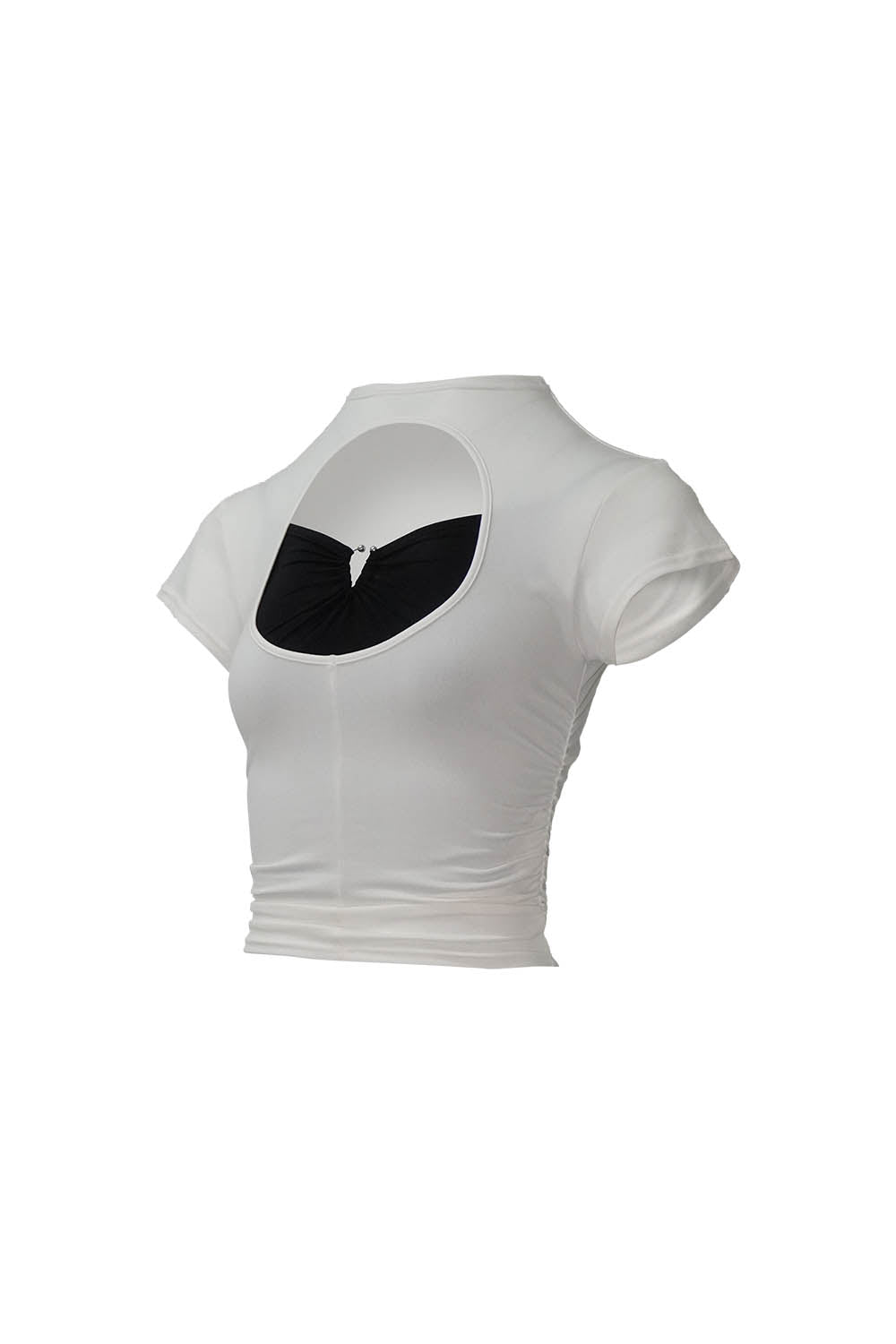 S circle open T-shirts