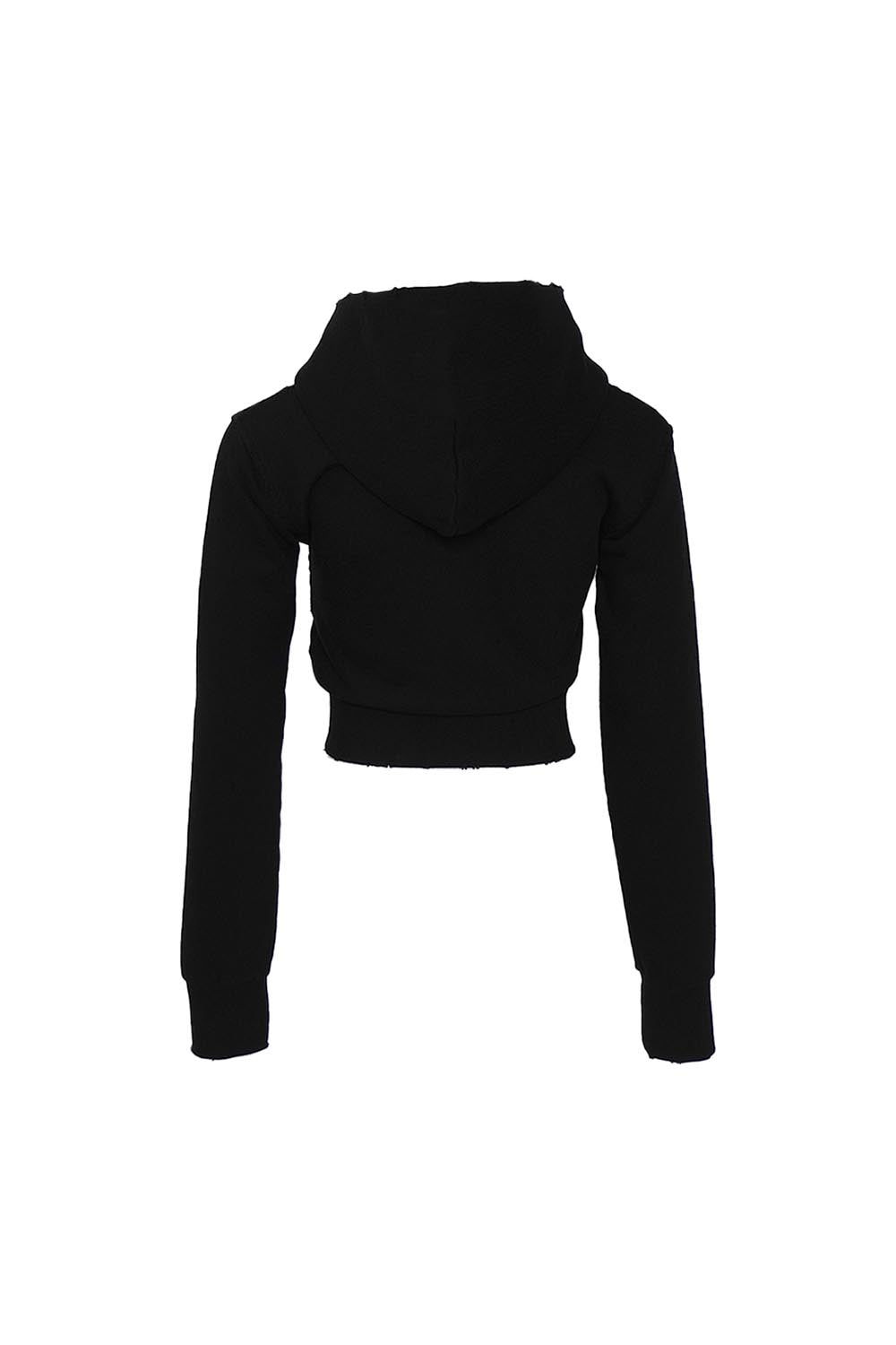 S zipup hoodie cropped