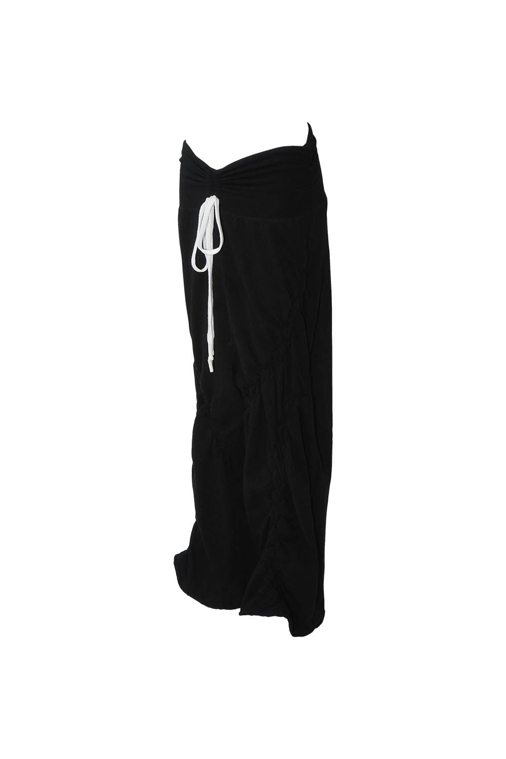 S ribbon smocking sweat pants