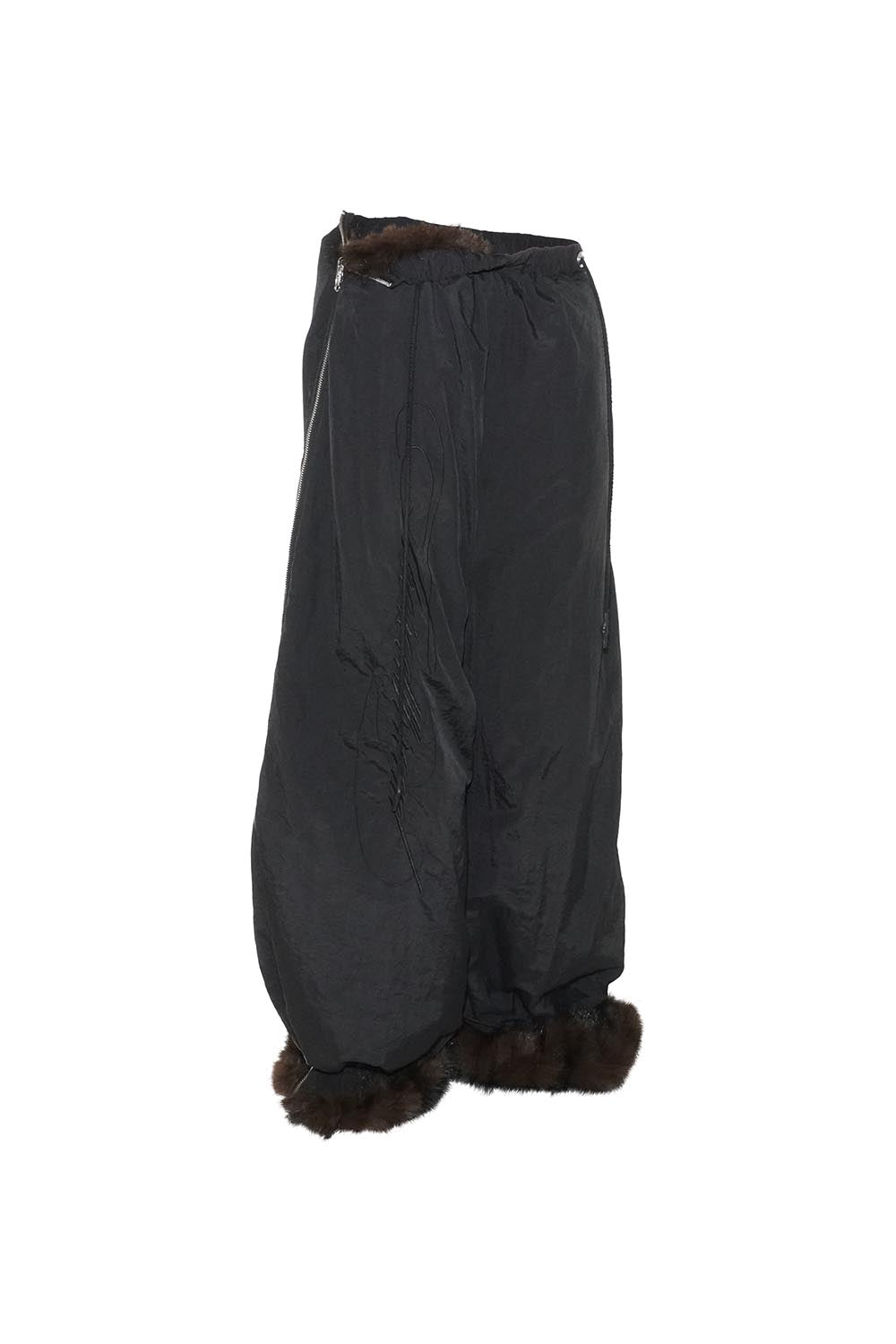 S flip fur pants