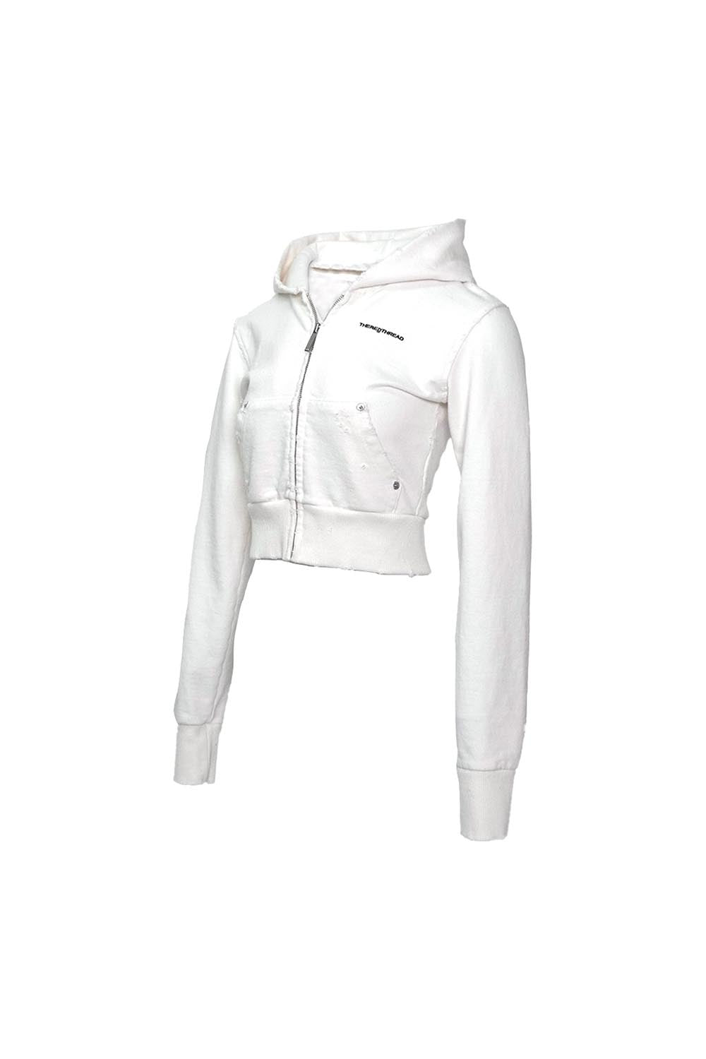 S zipup hoodie cropped
