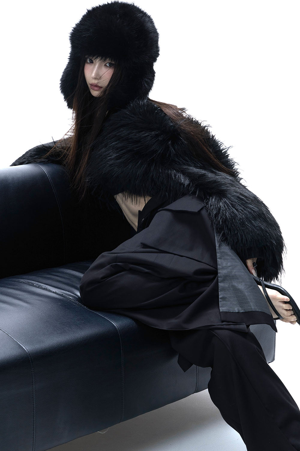 S tailored drape slacks