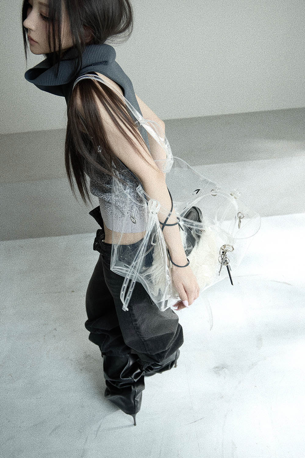 S straight denim basic