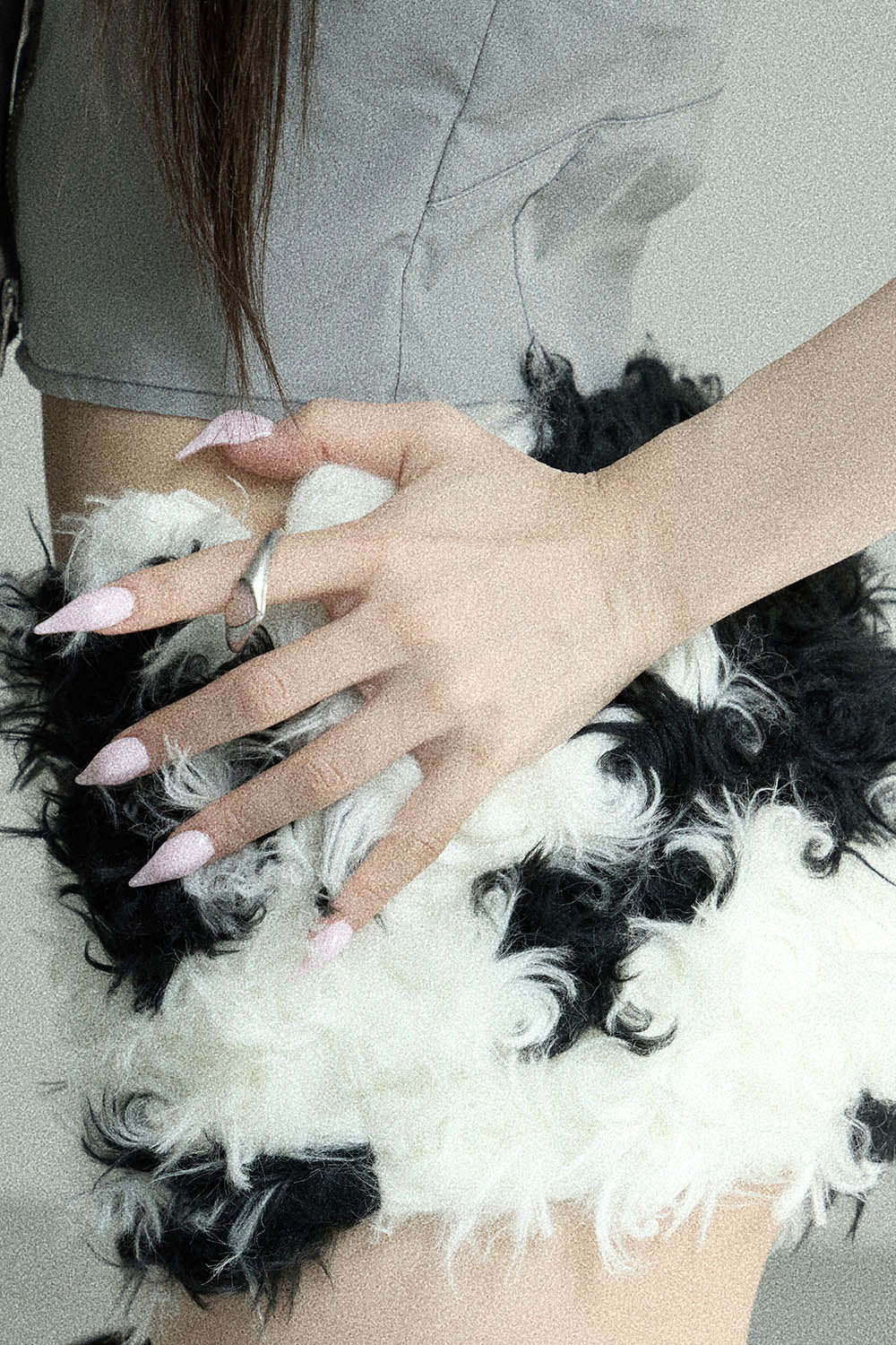 S ring biker shorts cow