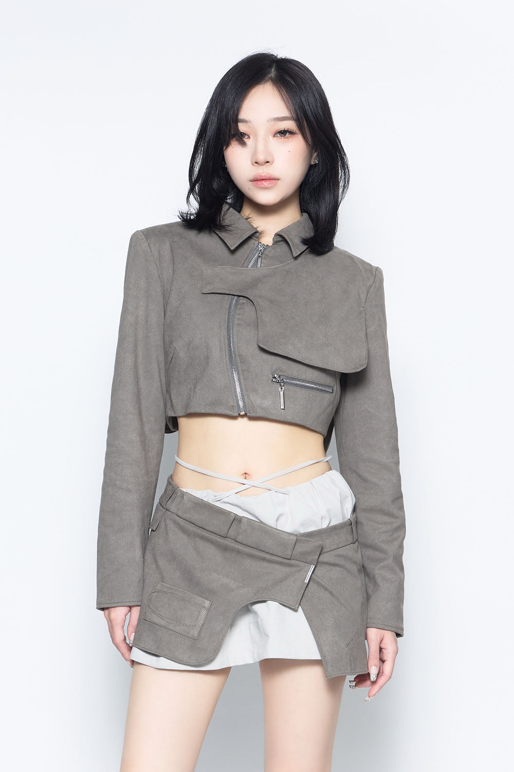 THEREDTHREAD ザレッドスレッド THEREDTHREAD / ザレッドスレッド】S suede cutout jacket