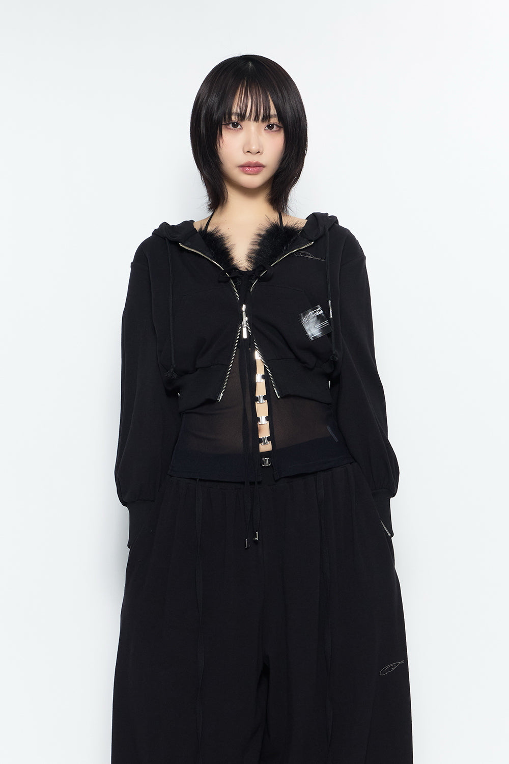 ジャケット・アウター theredthread emblem fold hoodie THEREDTHREAD / ザレッドスレッド】emblem fold hoodie