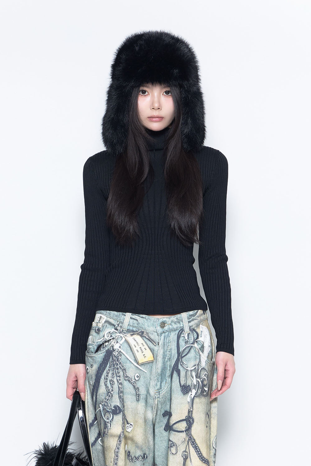 THEREDTHREAD / ザレッドスレッド】S fitted knit tops