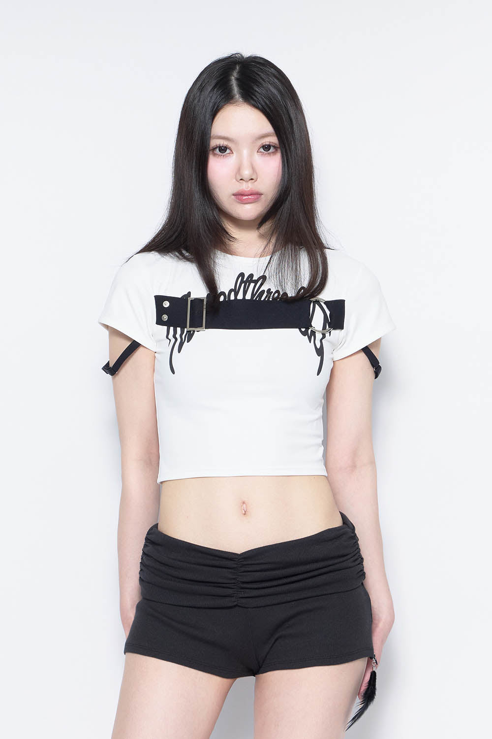 S logo belt tops