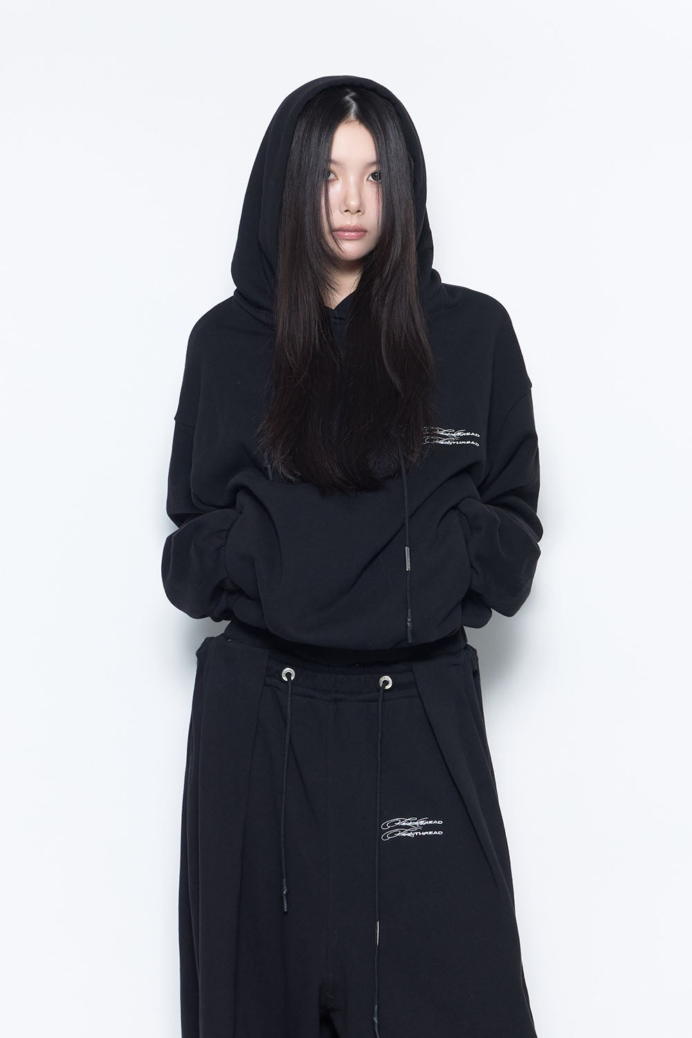 S logo pullover hoodie