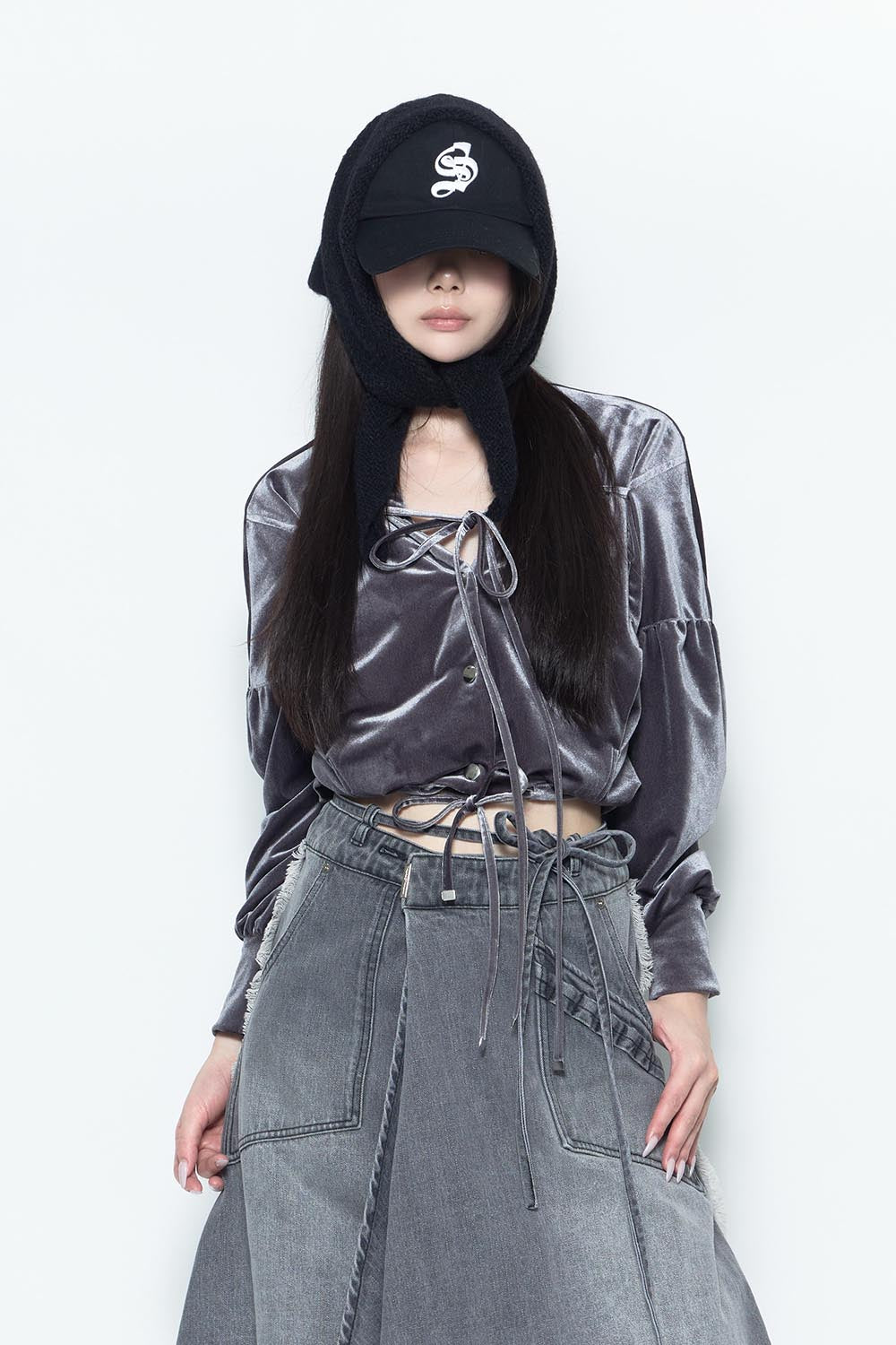 THEREDTHREAD / ザレッドスレッド】S velvet jacket