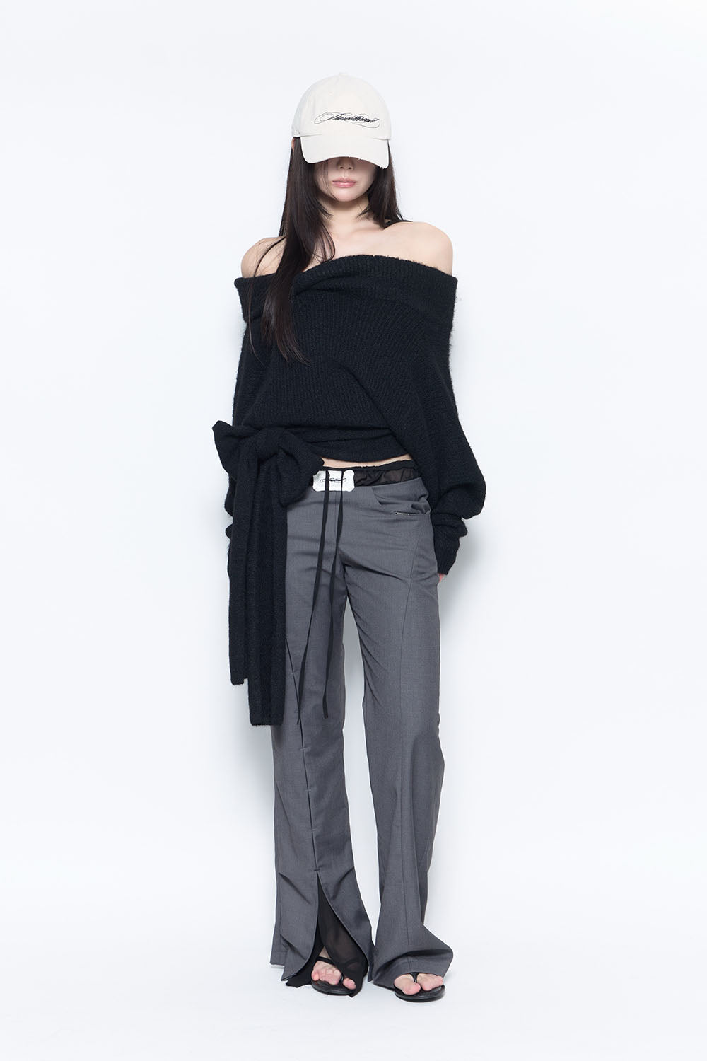 S structured slacks pants