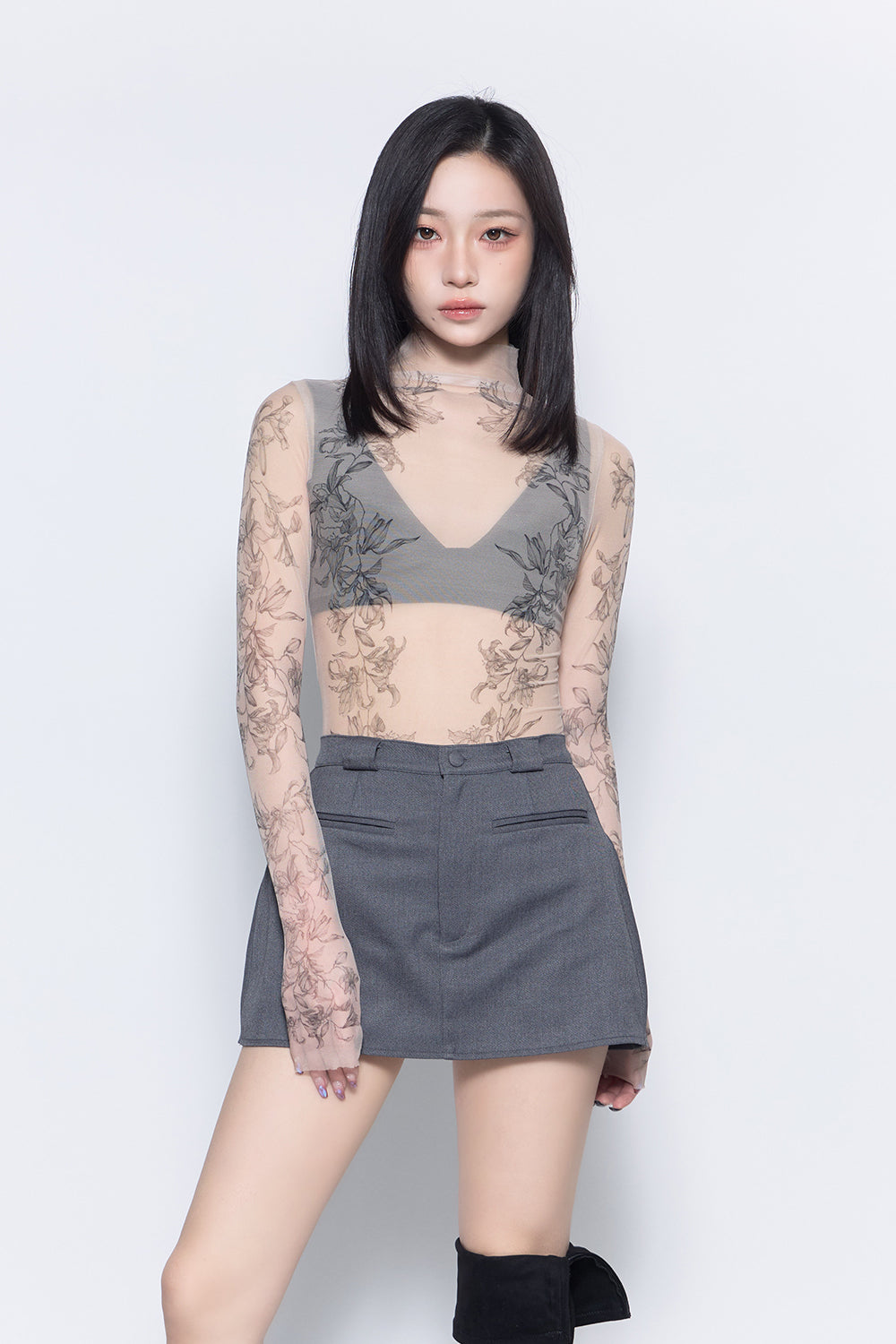 THEREDTHREAD / ザレッドスレッド】lily tattoo tops