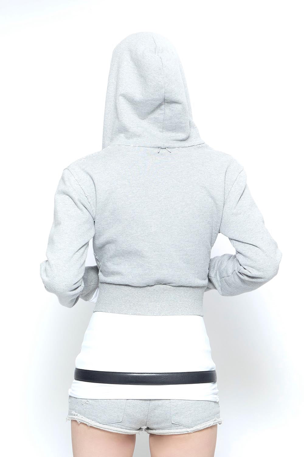 S zipup hoodie cropped