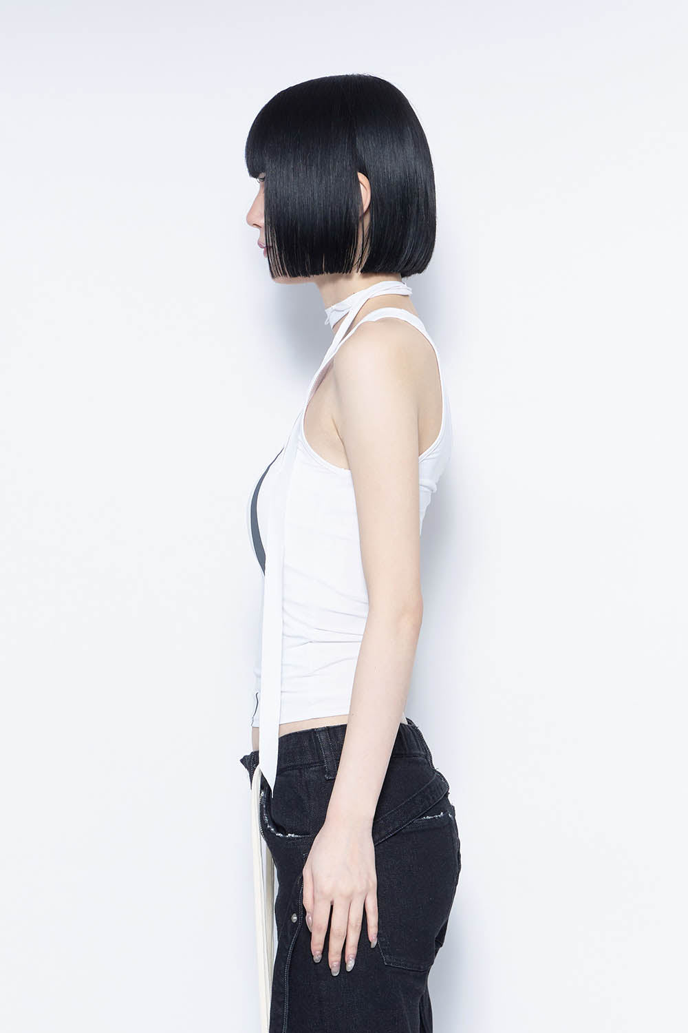 S code tie tops heart