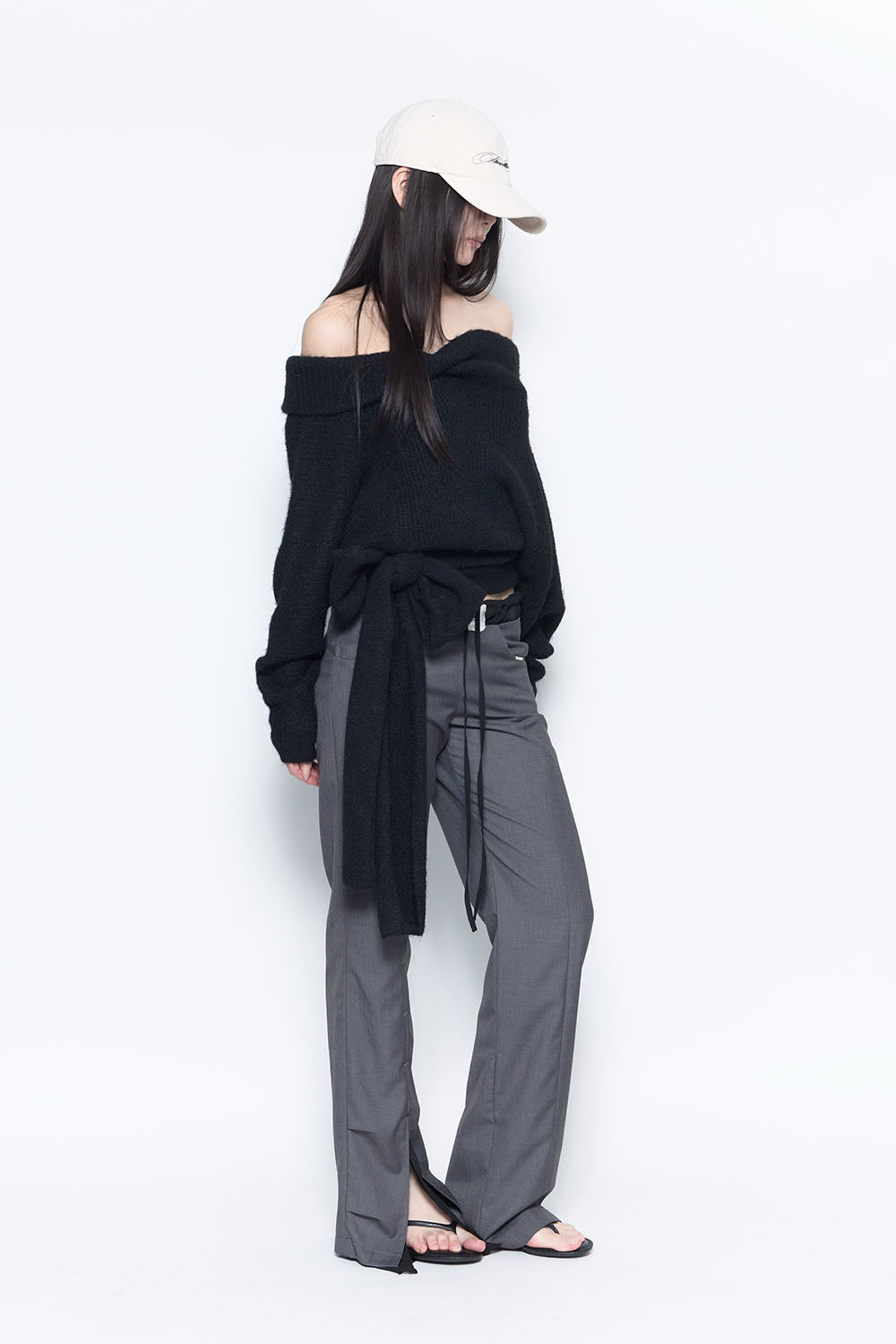 S structured slacks pants