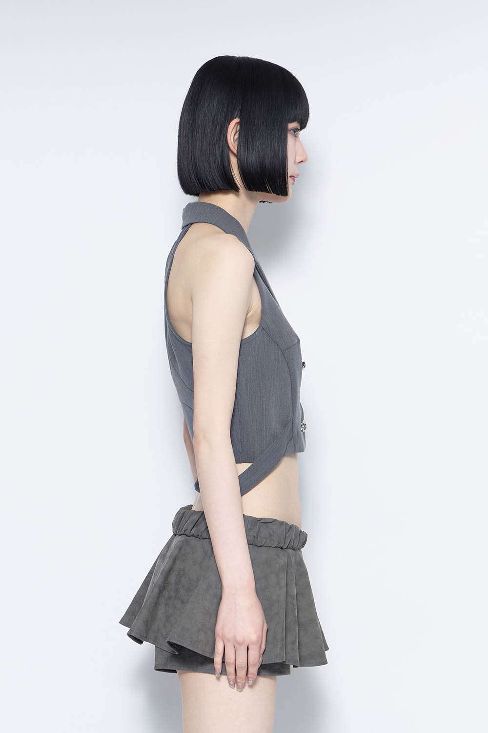 S ring tailored vest