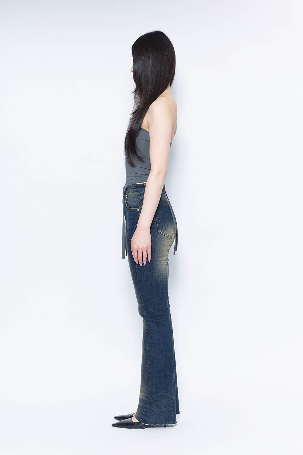 S flare denim basic