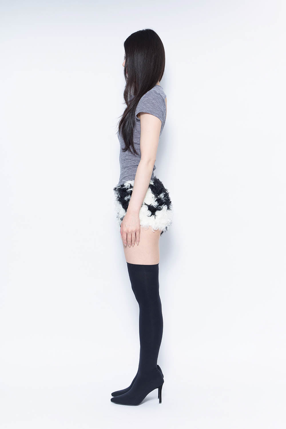 S ring biker shorts cow