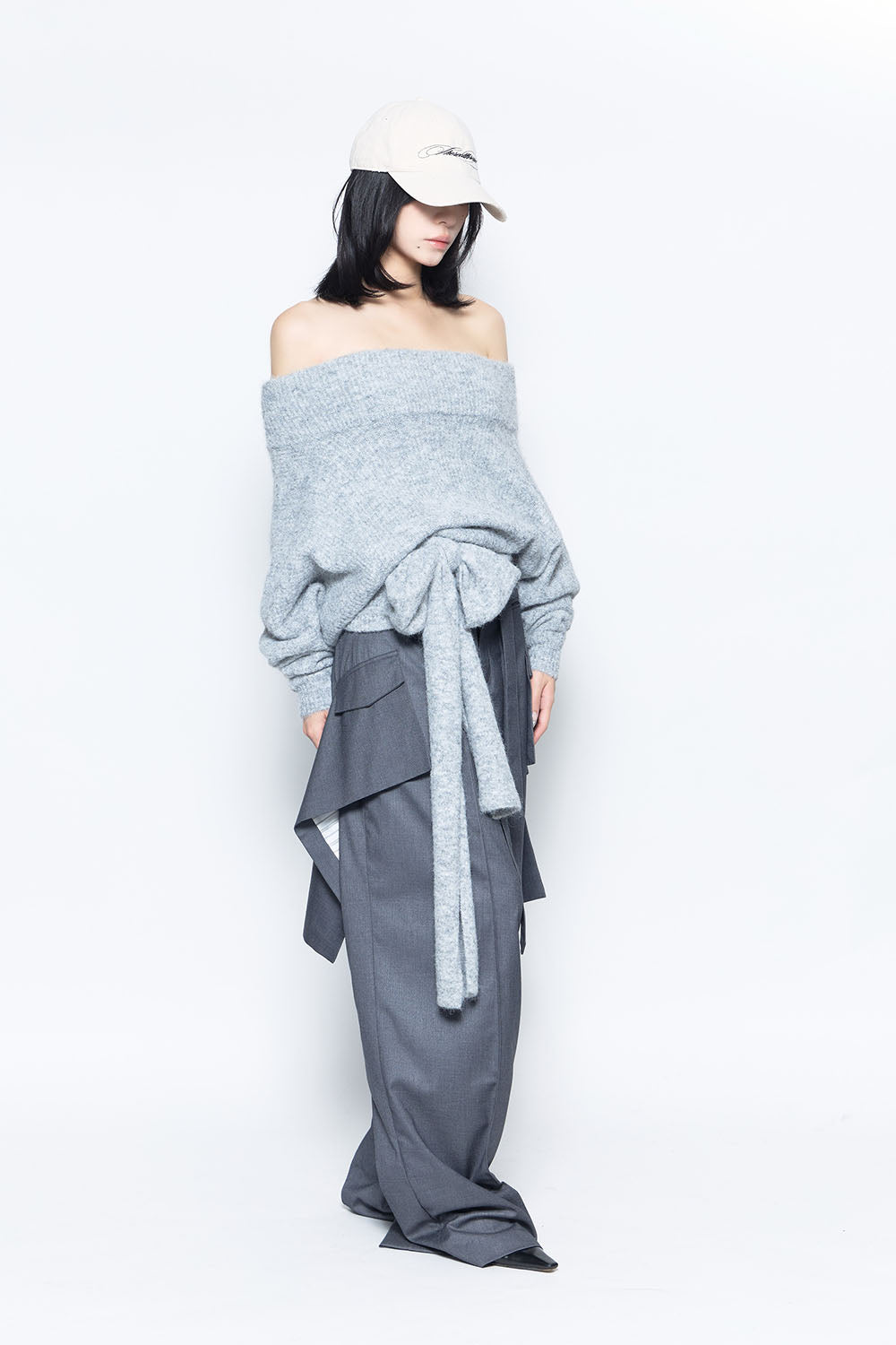 S tailored drape slacks