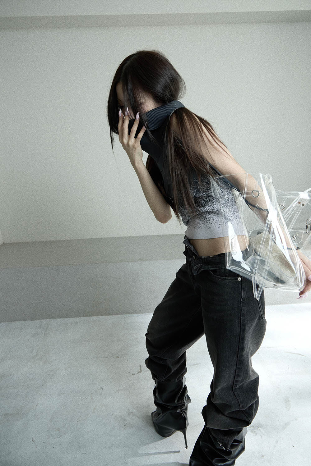 S straight denim basic