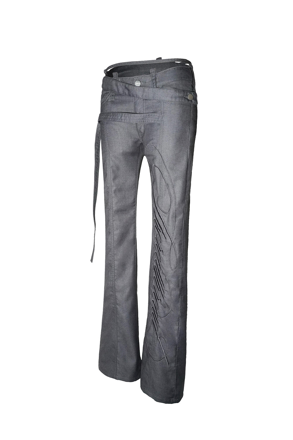 script slim pants