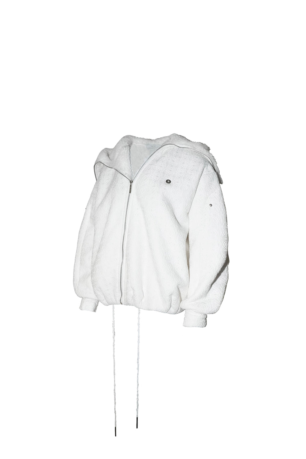 S ring asymmetry hoodie lace