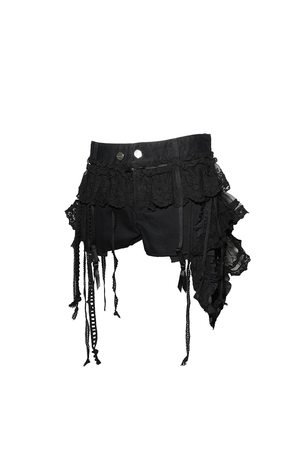 veil frill garter shorts