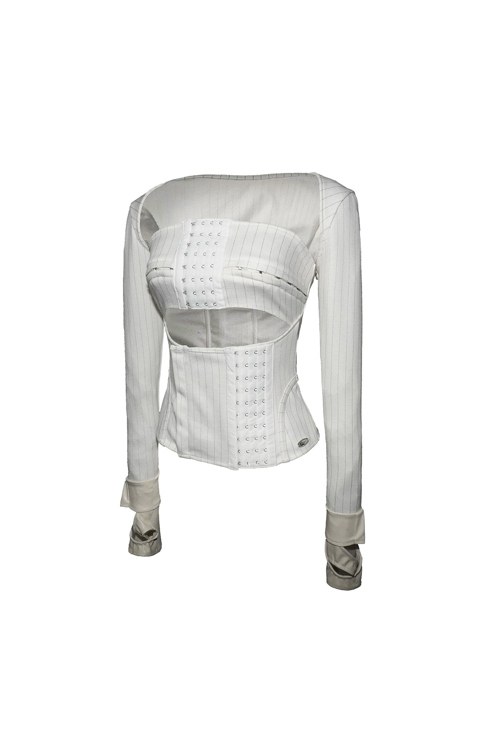 hook trim stripe tops