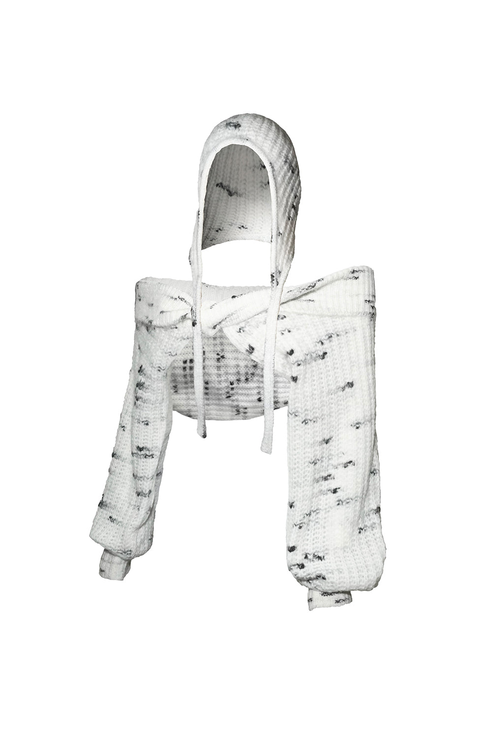 earflap twist knit set