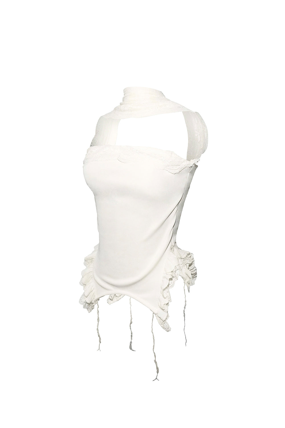 choker lace halter tops