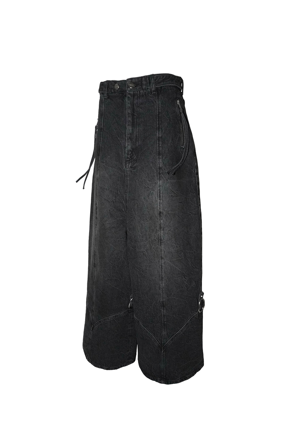 THEREDTHREAD / ザレッドスレッド】buckle wide denim