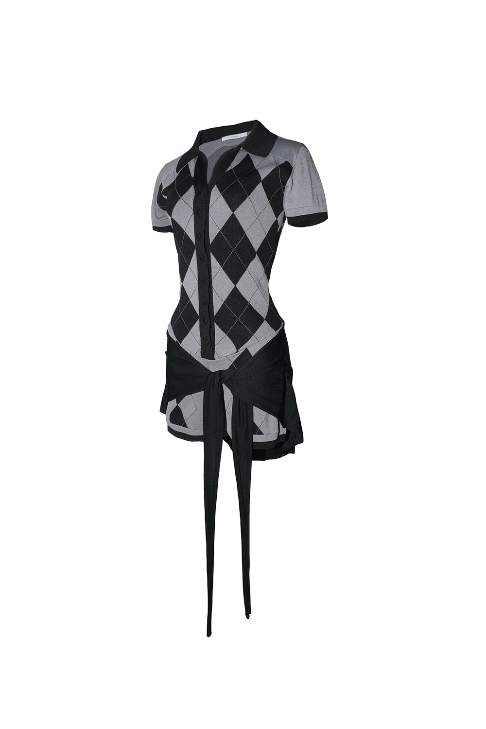 argyle fit romper